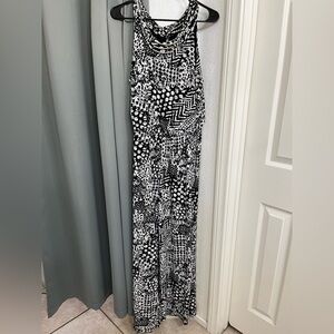 Style & Co. Black and White Jumpsuit